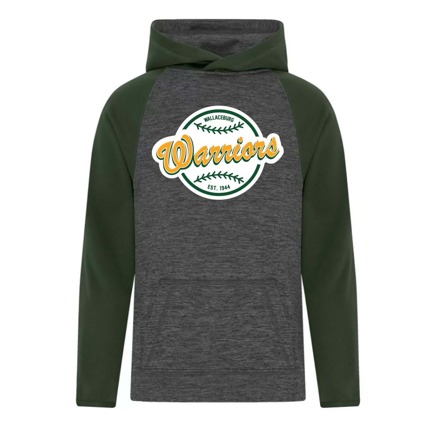 Wallaceburg Minor Baseball Youth Dynamic Heather Fleece Two Tone Hoodie