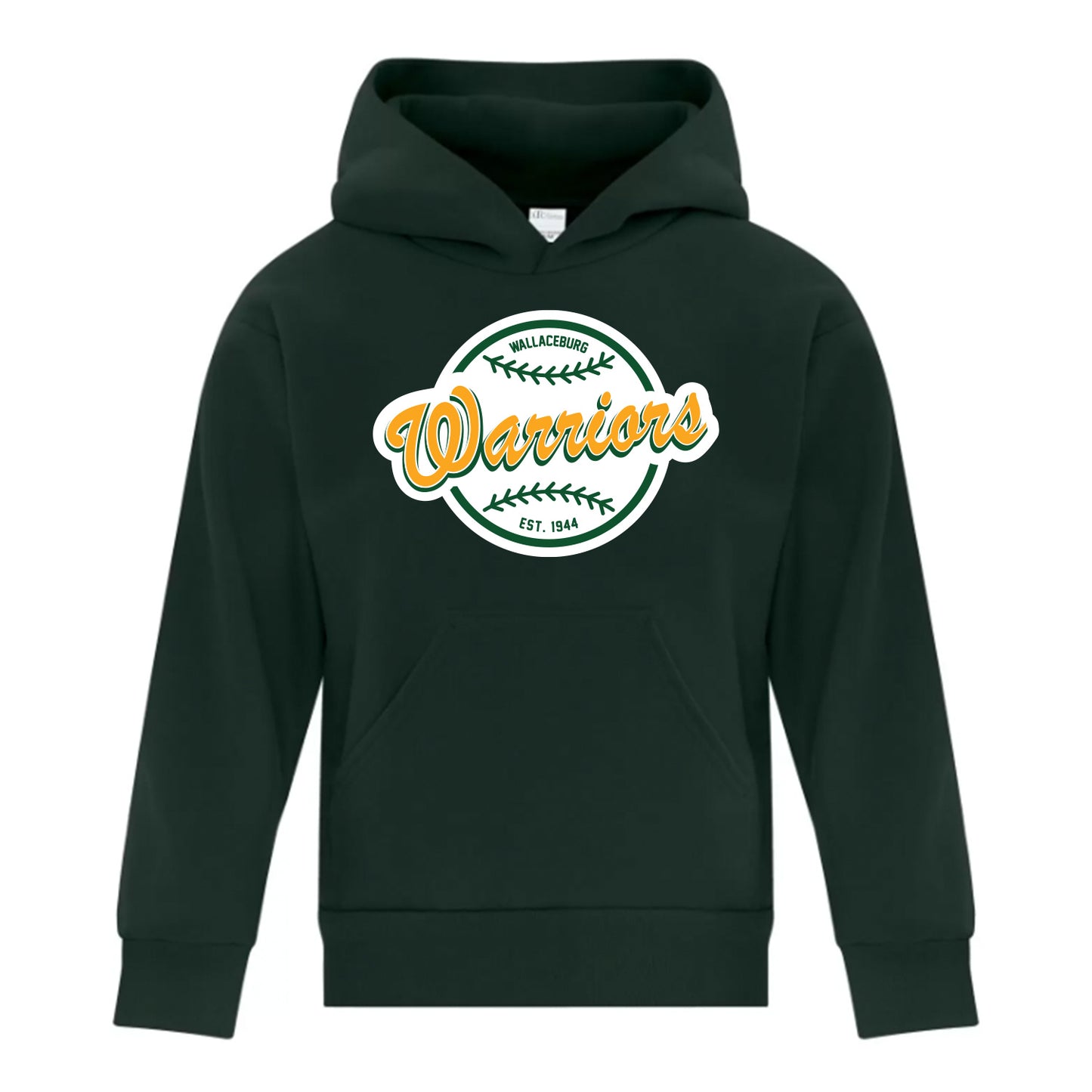 Wallaceburg Minor Baseball Youth Everyday Fleece Hooded Sweatshirt