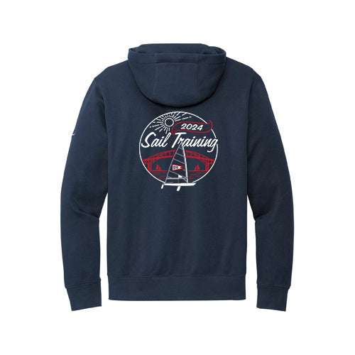 Sarnia Yacht Club Nike Club Fleece Sleeve Swoosh Pullover Hoodie