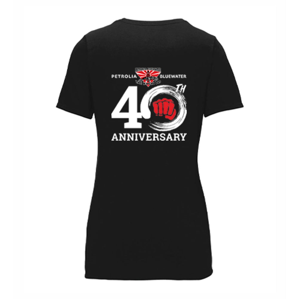 Petrolia Bluewater Tae Kwon Do Anniversary Ladies' Nike Dri-FIT Cotton/Poly Scoop Neck Tee