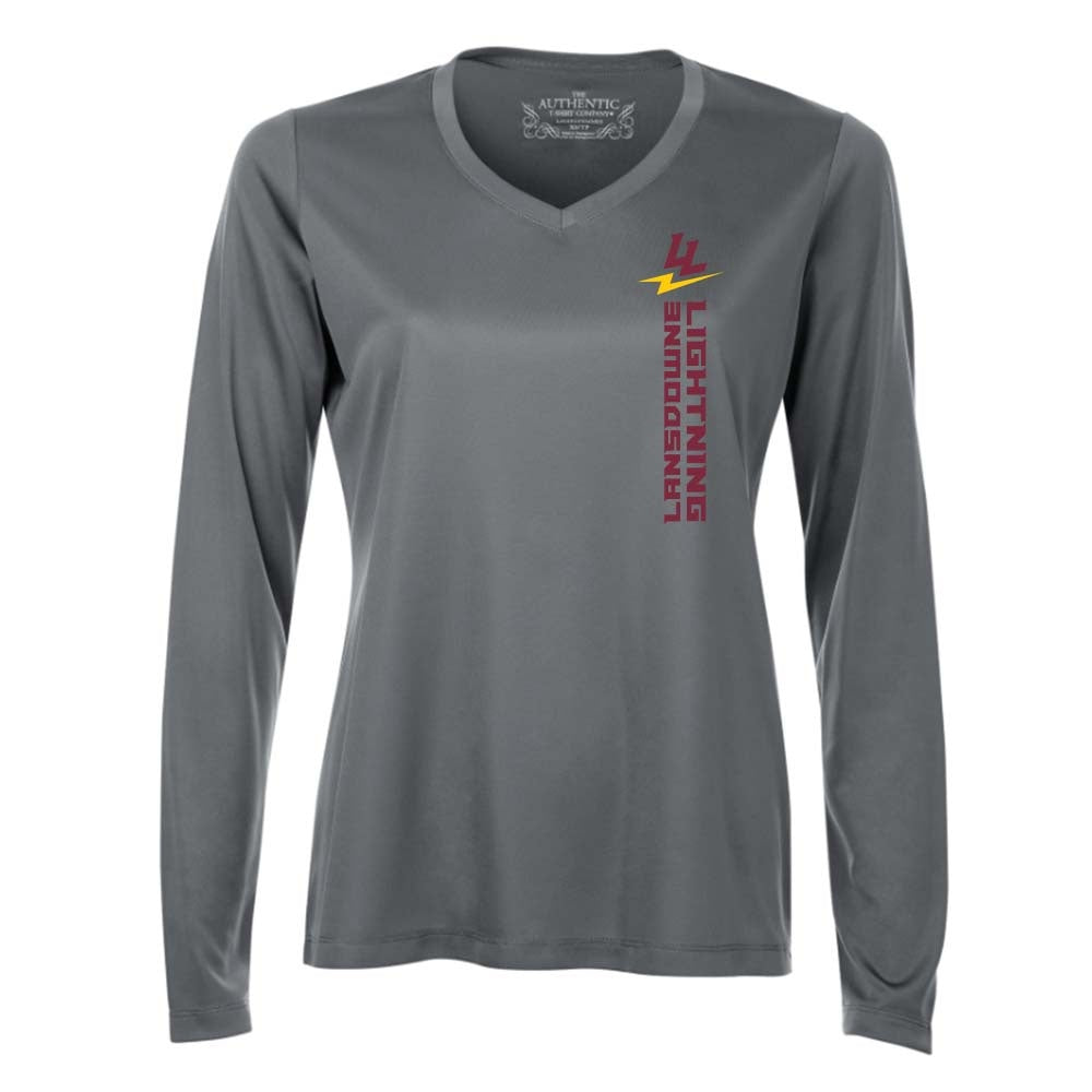 Lansdowne Ladies' Pro Team Long Sleeve V-Neck