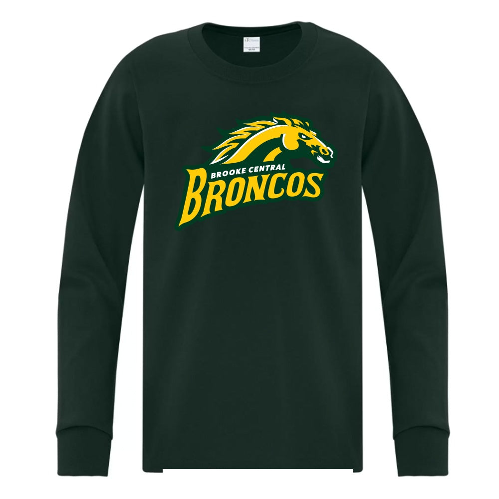 Brooke Central Youth Everyday Cotton Long Sleeve T-Shirt