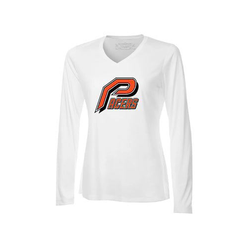 Point Edward Pacers Ladies' Pro Team Long Sleeve V-Neck T-Shirt