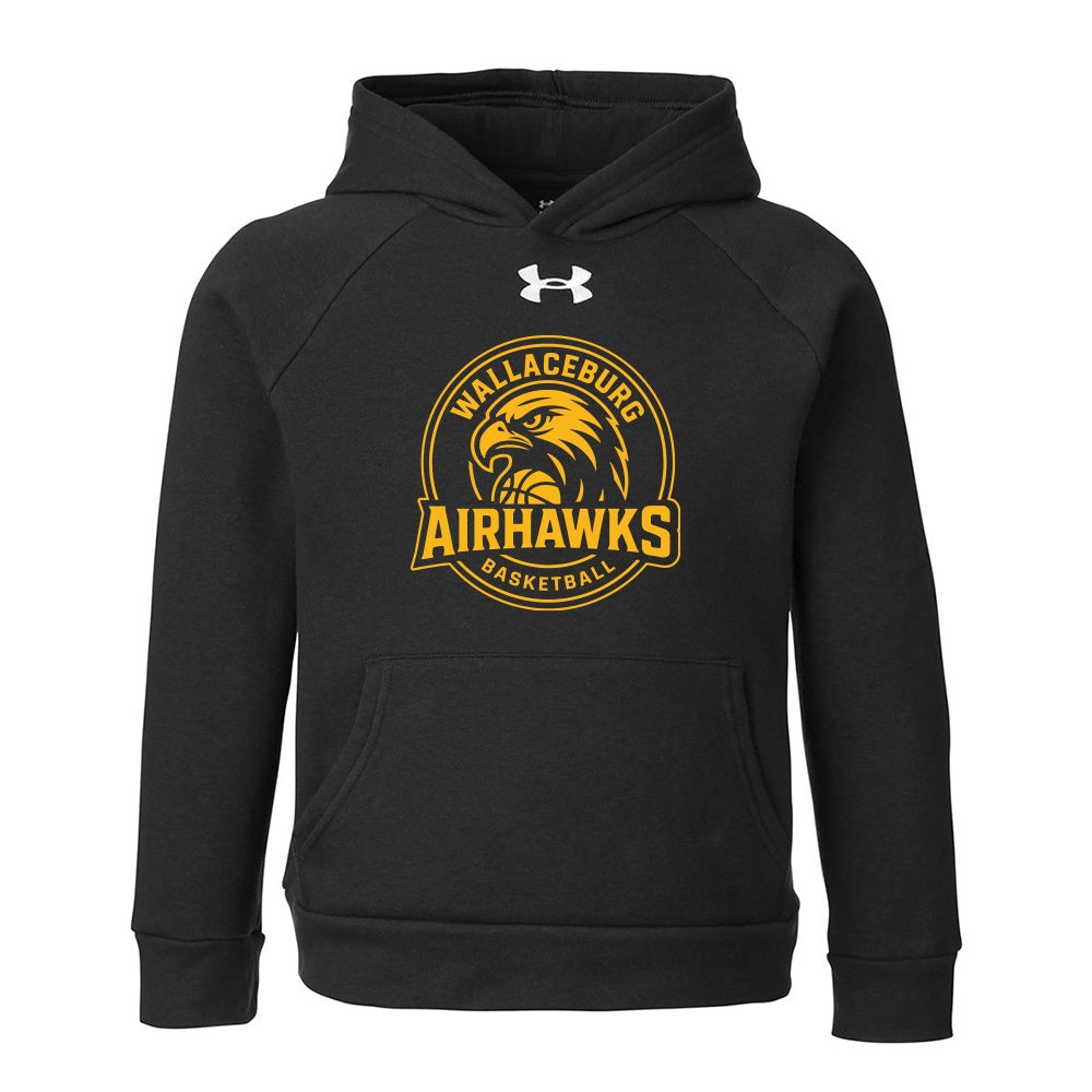 Wallaceburg Airhawks Youth Under Armour Rival Fleece Hooded Sweatshirt
