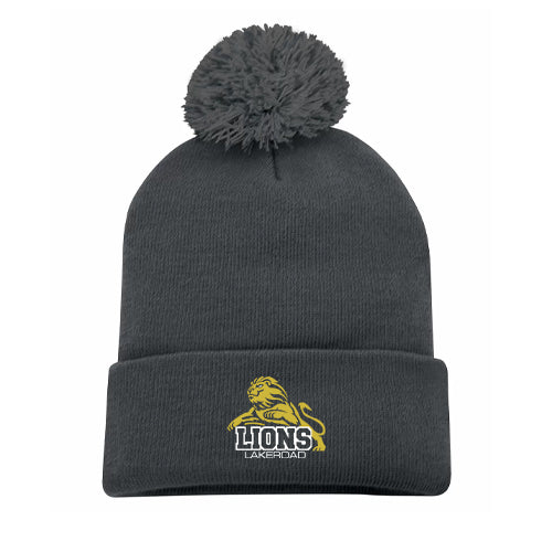 Lakeroad Everyday Pom Pom Cuff Toque