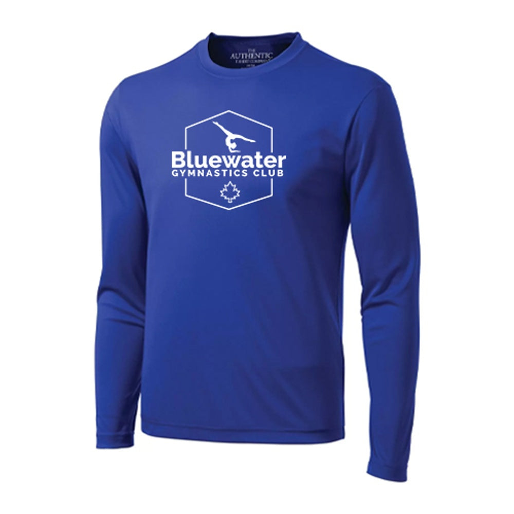 Bluewater Gymnastics Adult Pro Team Long Sleeve T-Shirt