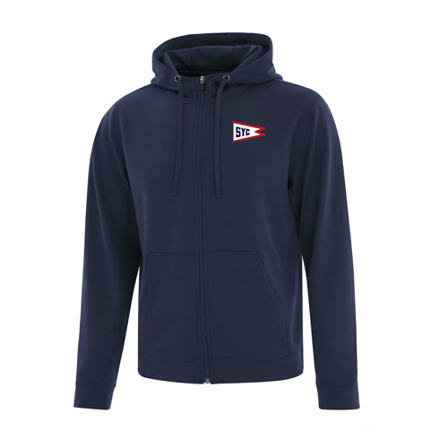 Sarnia Yacht Club Adult Game Day Fleece Full Zip Hooded Sweatshirt