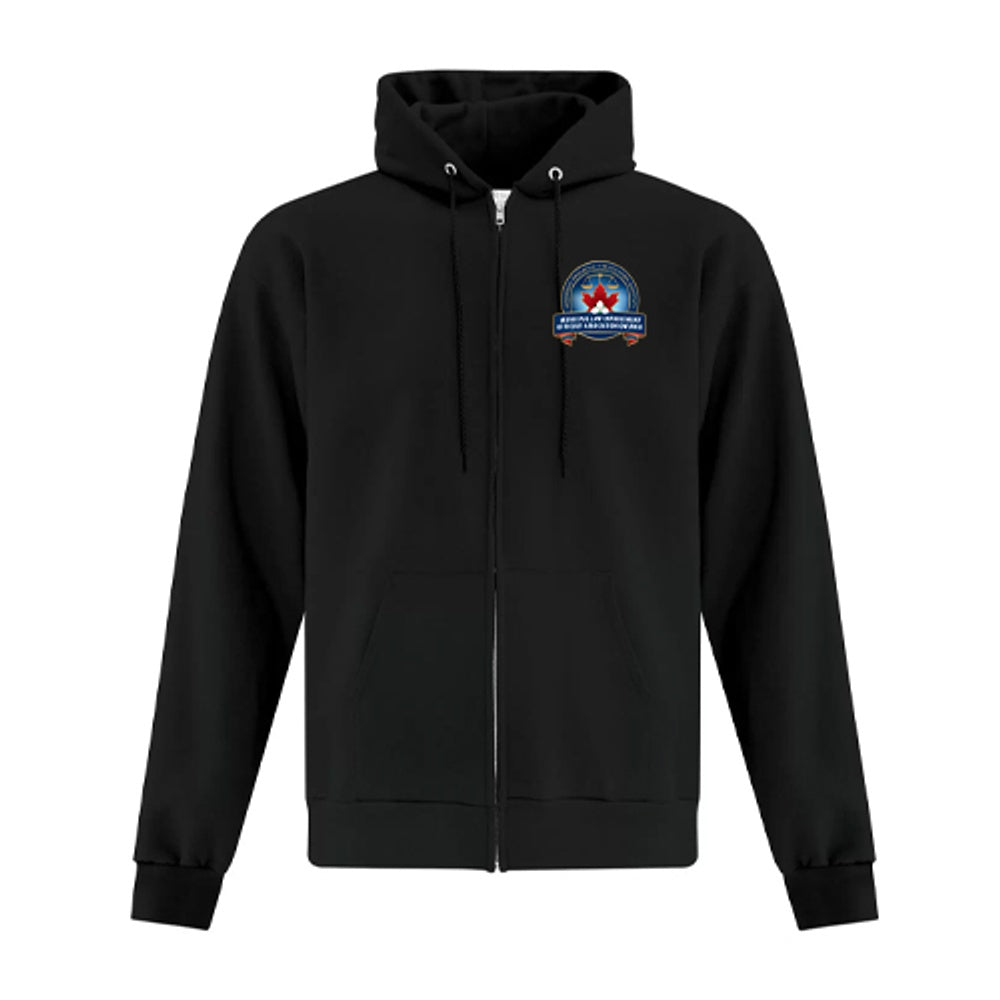 MLEOA of Ontario Adult Everyday Fleece Full Zip Hooded Sweatshirt