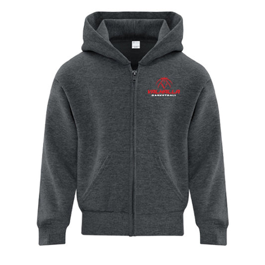 Valhalla Youth Everyday Fleece Full Zip Hooded Sweatshirt