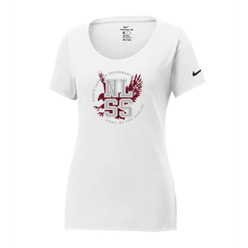 North Lambton Ladies' Nike Dri-FIT Cotton/Poly Scoop Neck Tee