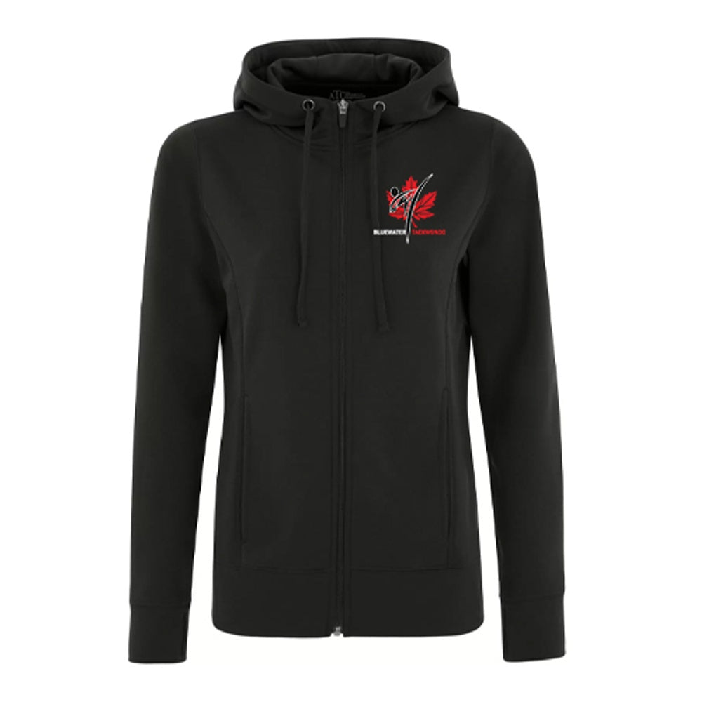 Petrolia Bluewater Tae Kwon Do Anniversary Game Day Ladies' Fleece Full Zip Hooded Sweatshirt