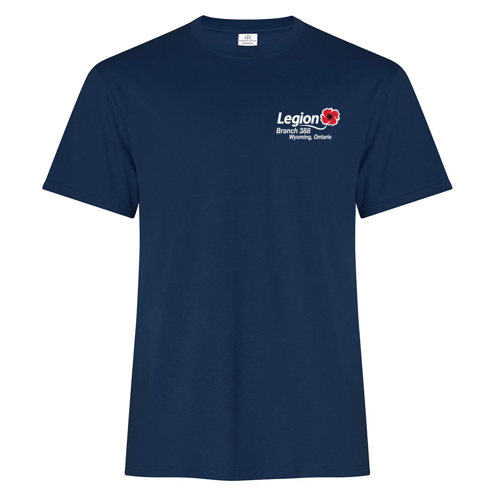 Wyoming Legion Branch 388 Adult Ring Spun Cotton T-Shirt