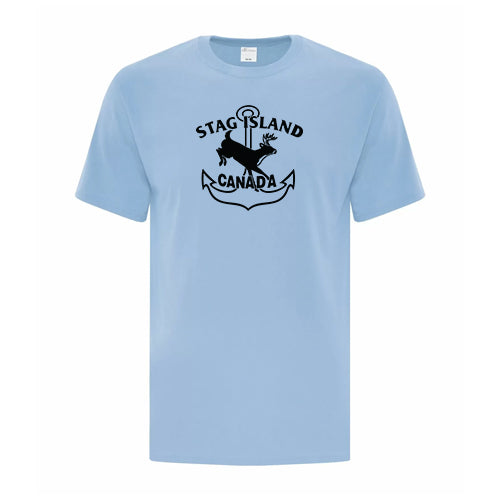 Stag Island Adult Cotton T-Shirt