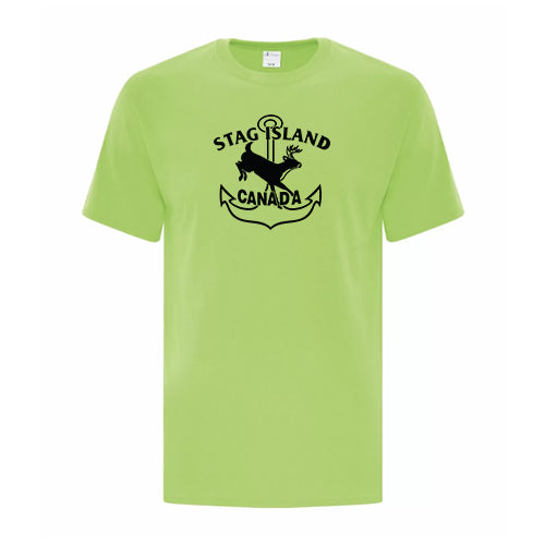 Stag Island Adult Cotton T-Shirt