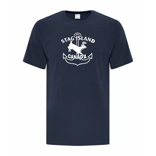Stag Island Adult Cotton T-Shirt