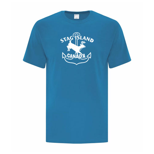 Stag Island Adult Cotton T-Shirt