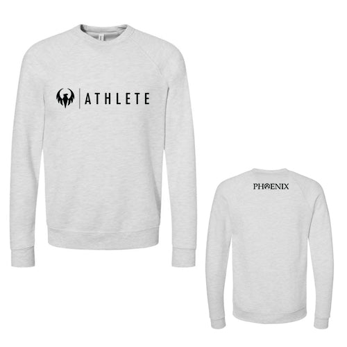 Phoenix Athlete Adult Bella + Canvas Sponge Fleece Raglan Crewneck Sweatshirt