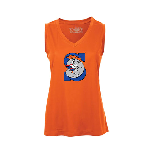 Sarnia Sturgeon Ladies' Pro Team Sleeveless V-Neck Tee
