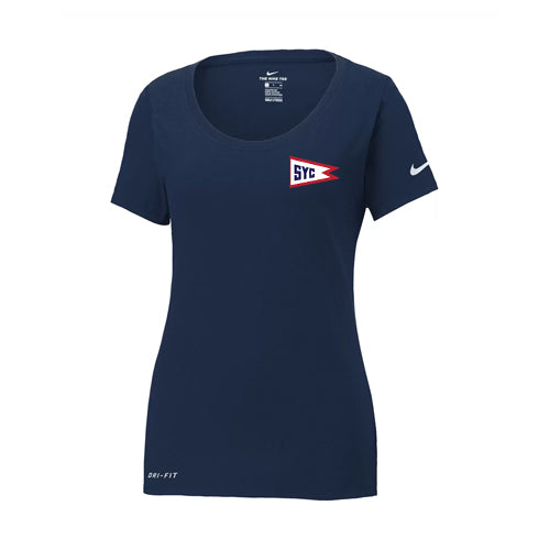 Sarnia Yacht Club Ladies' Nike Dri-FIT Cotton/Poly Scoop Neck Tee
