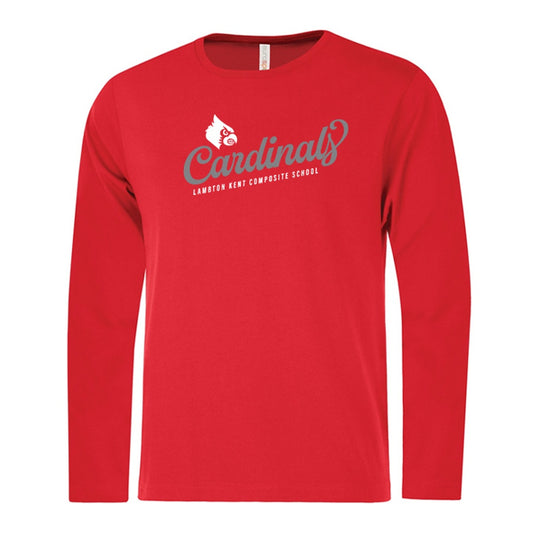 Lambton Kent Composite School Adult Eurospun Ring Spun Long Sleeve T-Shirt