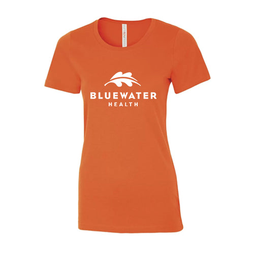 Bluewater Health Ladies' Eurospun® Ring Spun Tee