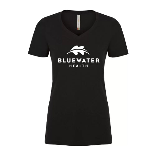 Bluewater Health Ladies' Eurospun® Ring Spun V-Neck Tee