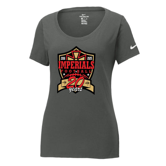 Sarnia Imperials Ladies' Nike Dri-FIT Cotton/Poly Scoop Neck Tee
