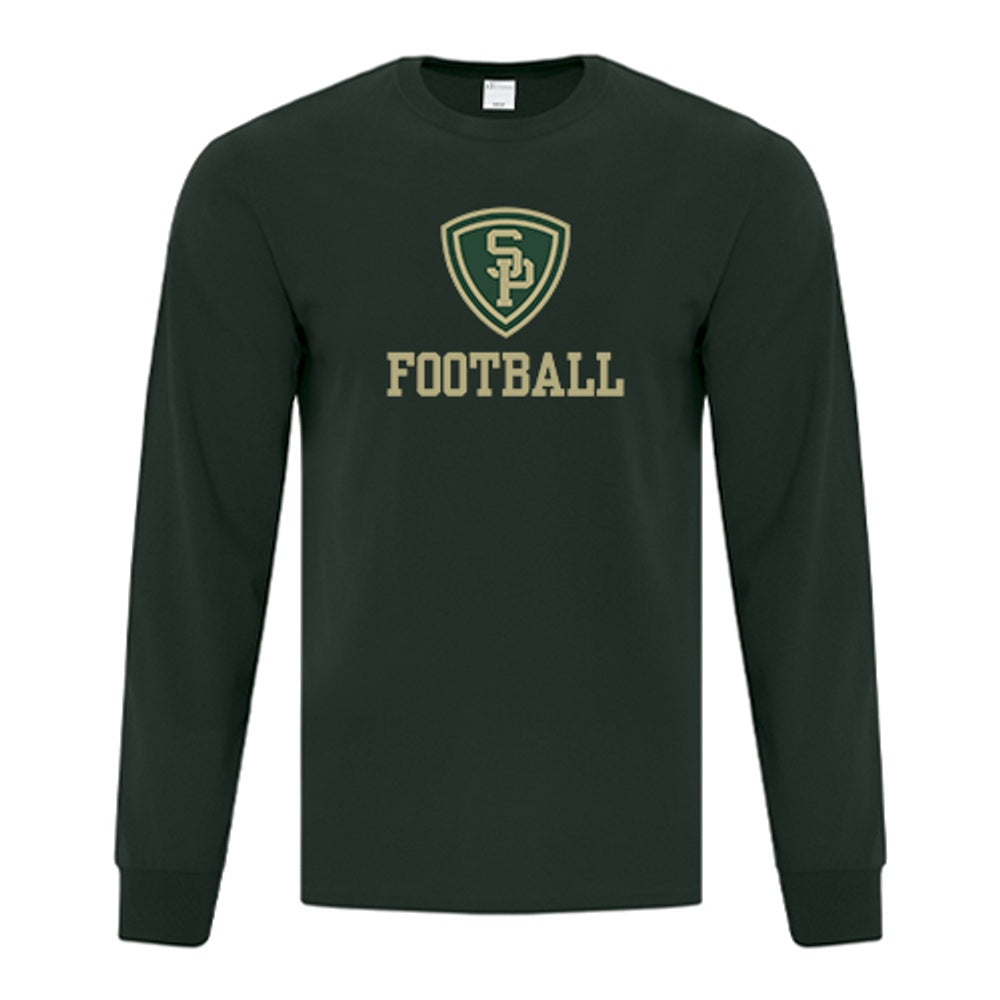 St. Pat's Football Adult Everday Cotton Long Sleeve T-Shirt
