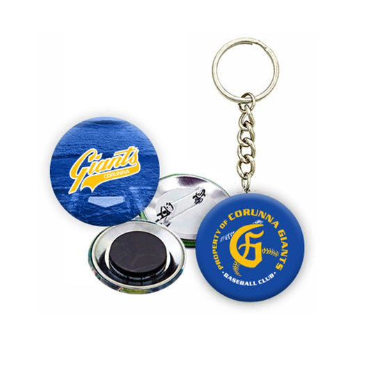 Corunna Giants Button, Magnet, Keychain