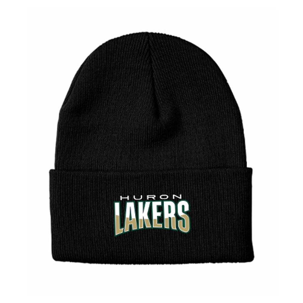 Huron Lakers Knit Cuff Toque
