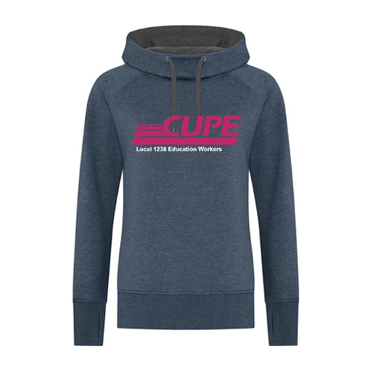 CUPE 1238 Ladies' EsActive Vintage Hooded Sweatshirt