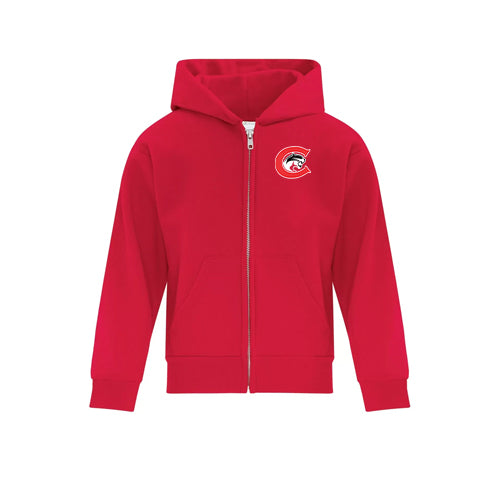 Camlachie Cougars Youth Everyday Fleece Full Zip Hooded Sweatshirt