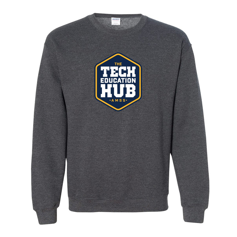 Technological Education Hub Adult Heavy Blend Crewneck Sweatshirt