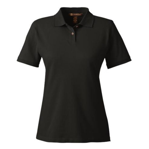 HARRITON LADIES RINGSPUN COTTON PIQUÉ SHORT-SLEEVE POLO