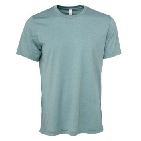 UNISEX BELLA + CANVAS HEATHER CVC T-SHIRT