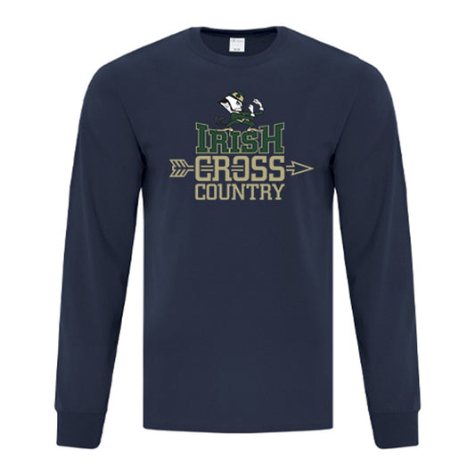 St. Pats XC Adult Everday Cotton Long Sleeve T-Shirt
