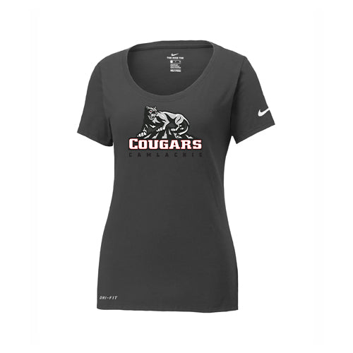 Camlachie Cougars Ladies' Nike Dri-FIT Cotton/Poly Scoop Neck Tee