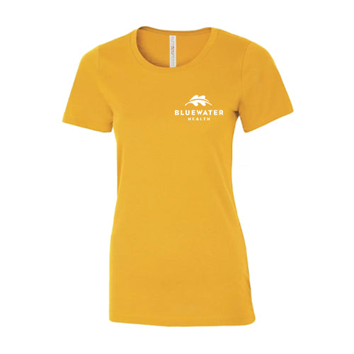 Bluewater Health Ladies' Eurospun® Ring Spun Tee