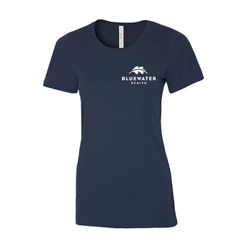 Bluewater Health Ladies' Eurospun® Ring Spun Tee