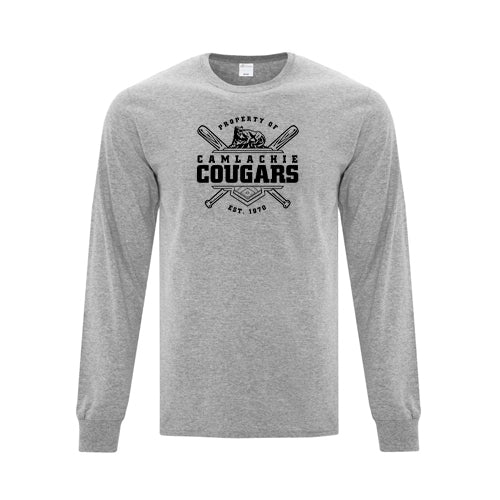 Camlachie Cougars Adult Everyday Cotton Long Sleeve T-Shirt