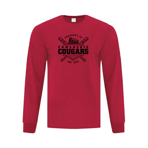 Camlachie Cougars Youth Everyday Cotton Long Sleeve T-Shirt