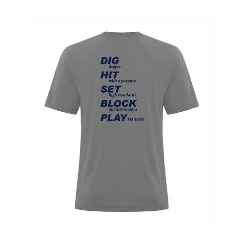 Twin Bridges Volleyball Youth Pro Spun T-Shirt