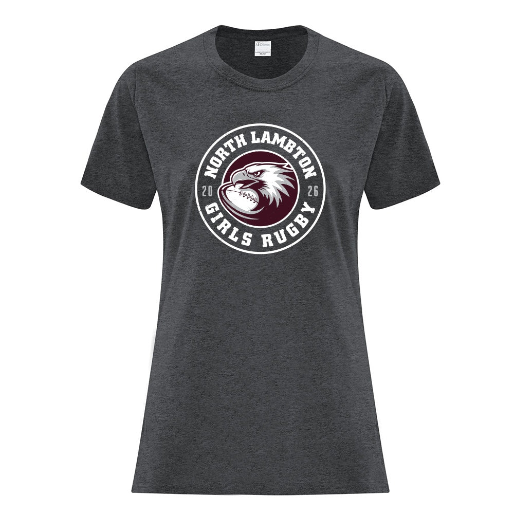 NLSS Girls Rugby Ladies' Cotton T-Shirt