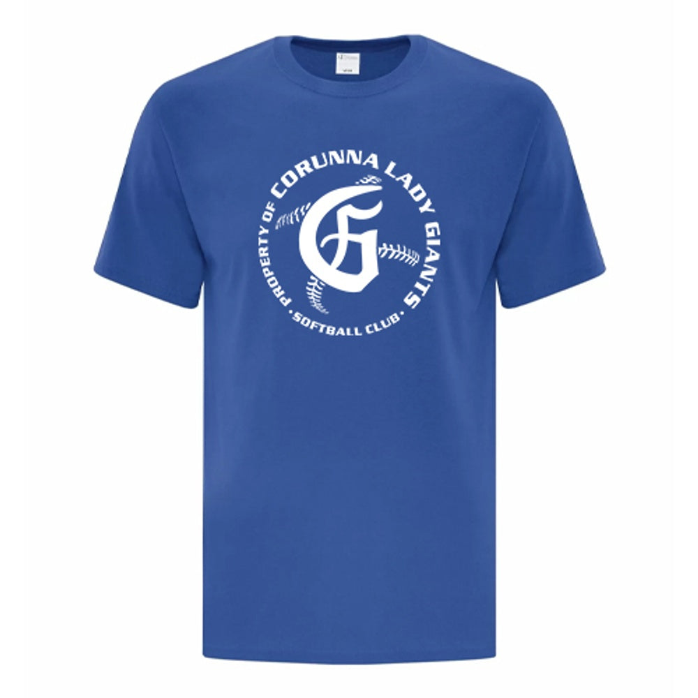 Corunna Lady Giants Adult Everyday Cotton T-Shirt