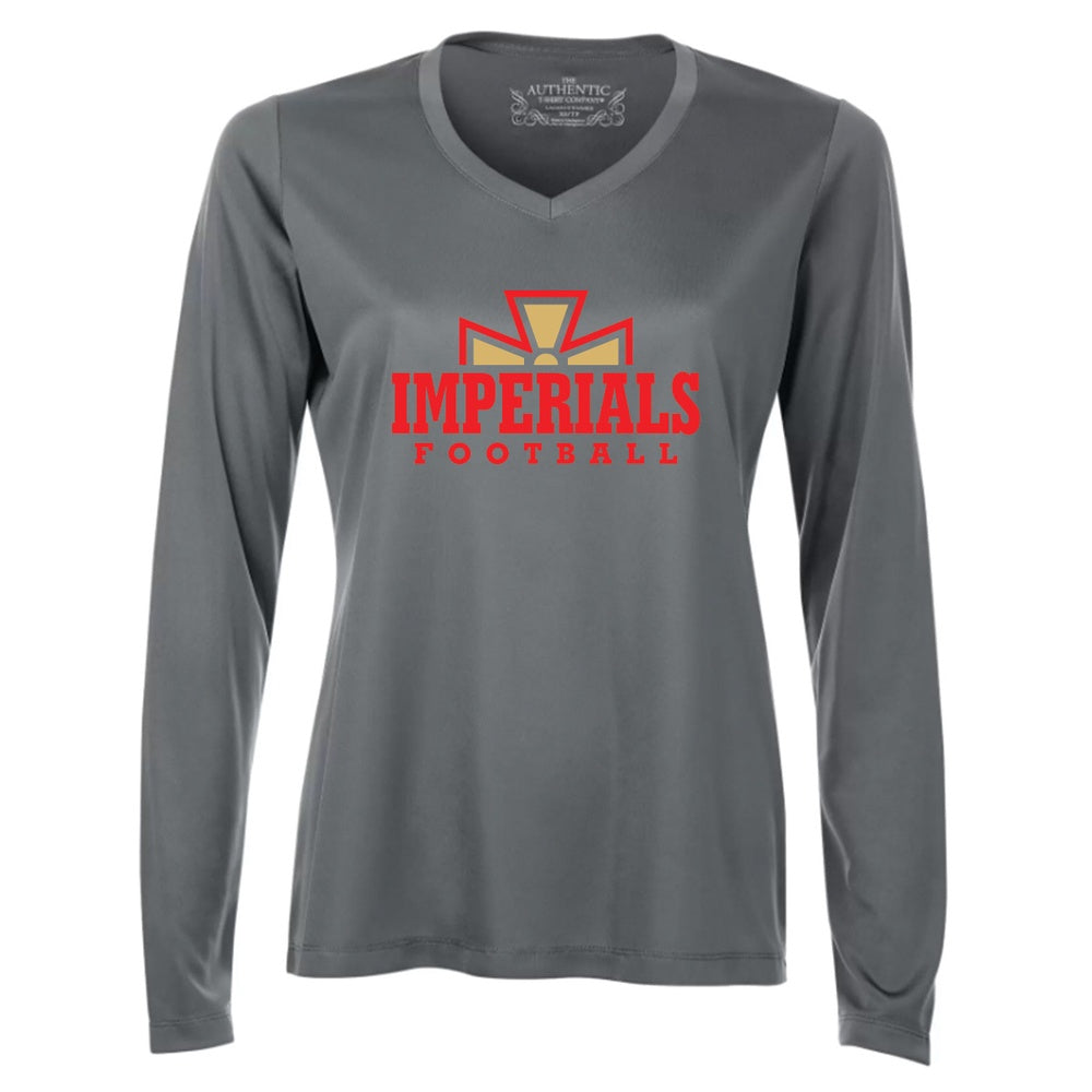 Sarnia Imperials Ladies' Pro Team Long Sleeve V-Neck T-Shirt
