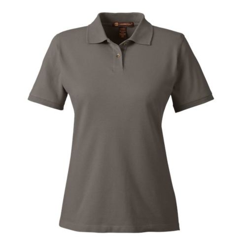 HARRITON LADIES RINGSPUN COTTON PIQUÉ SHORT-SLEEVE POLO