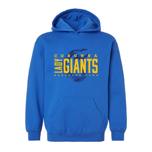 Corunna Lady Giants Youth Twill M&O Pullover Hoodie