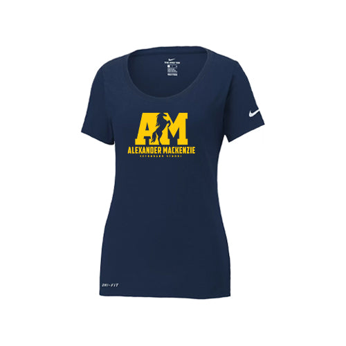 Alexander Mackenzie Ladies' Nike Dri-FIT Cotton/Poly Scoop Neck Tee