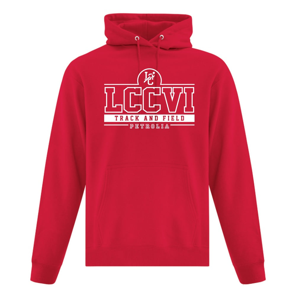 LCCVI Track & Field Adult Fleece Hooded Sweatshirt