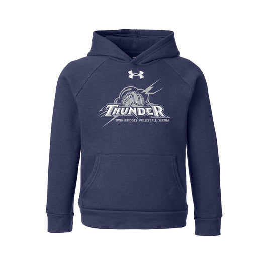 Twin Bridges Volleyball Youth Under Armour Rival Fleece Hooded Sweatshirt